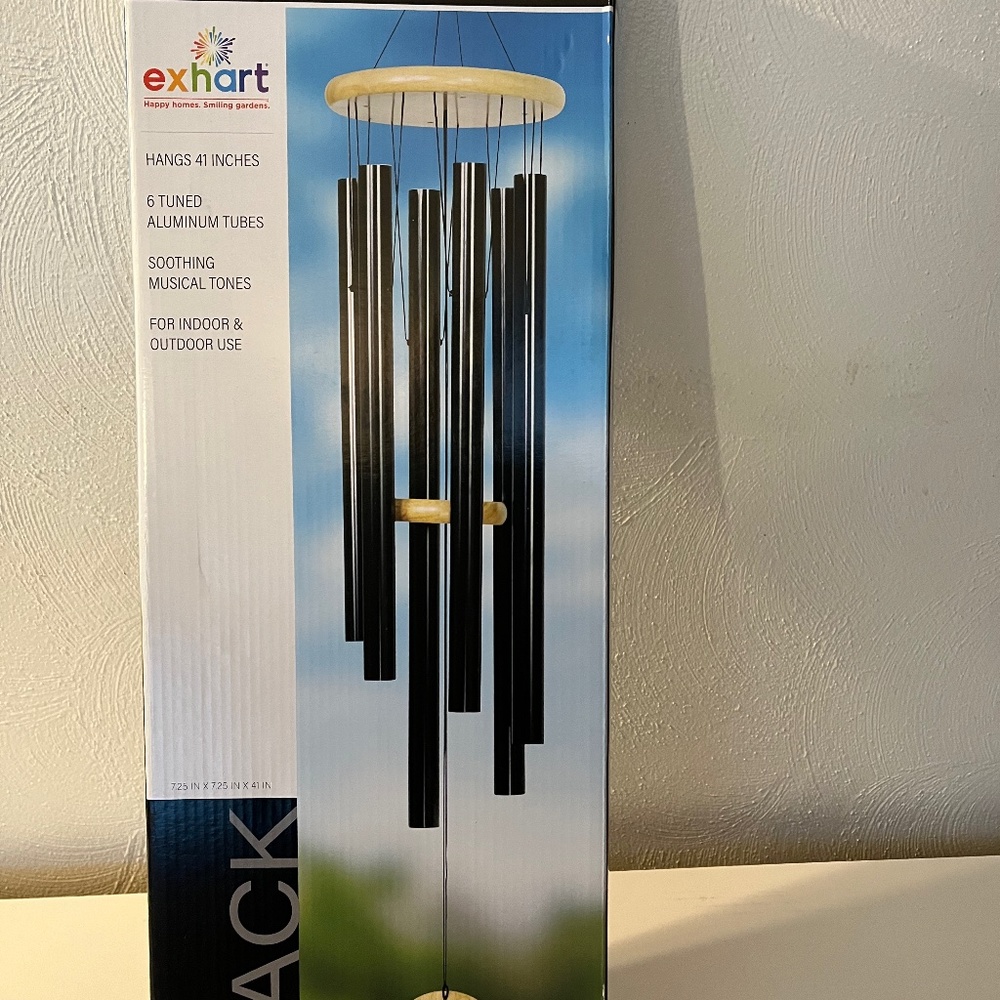 Wind chime black